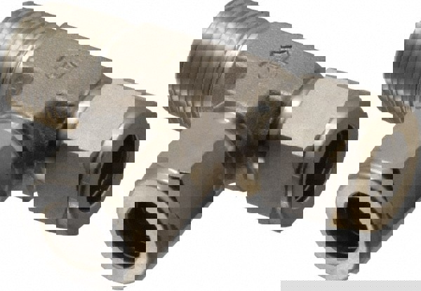 Compression Tube Male Run Tee: 1/2